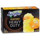 Swiffer 21620 Heavy Duty Dusters Refill - Yellow, 6 per Box